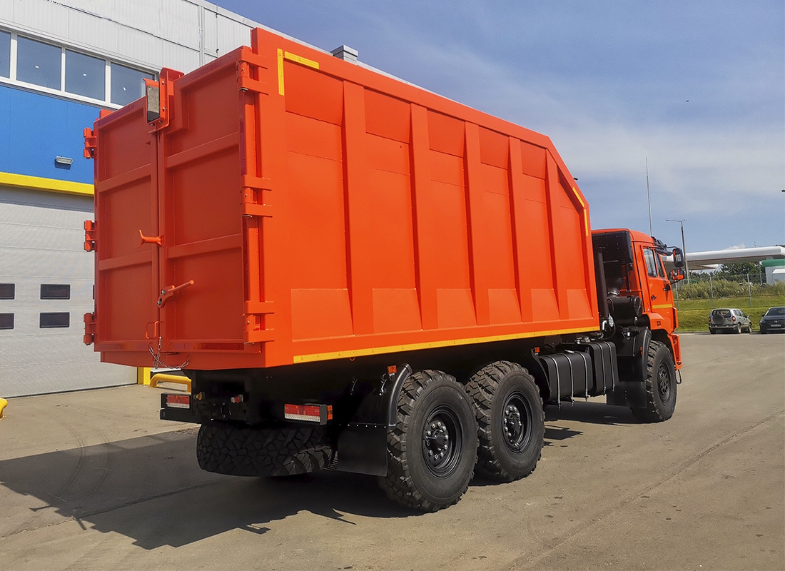 Ломовоз КАМАЗ 43118-48 с КМУ ВЕЛМАШ ВМ10-74М